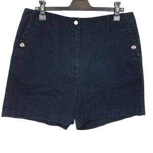 Lauren Ralph Lauren Shorts 12 Black Denim  Hi-Rise